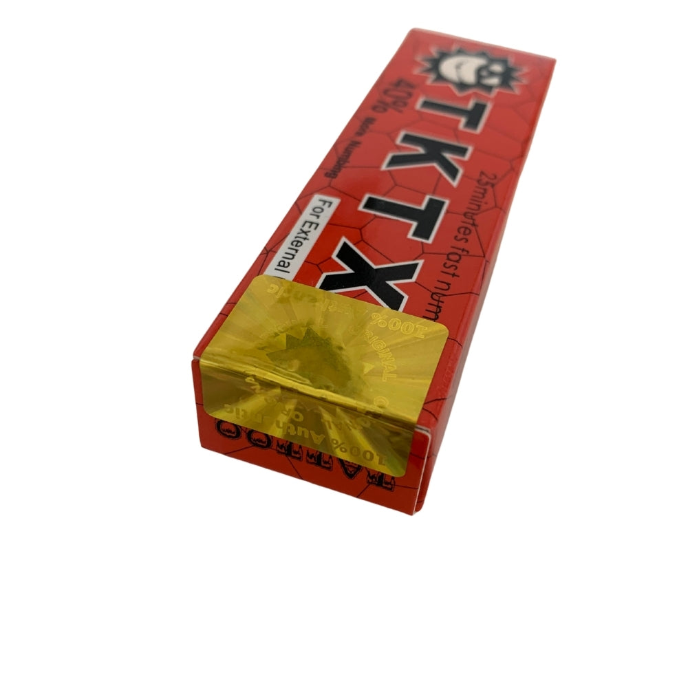 tktx tattoo numbing cream red box