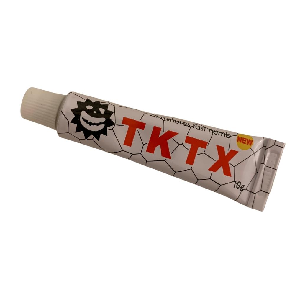 tktx tattoo numbing cream white tube