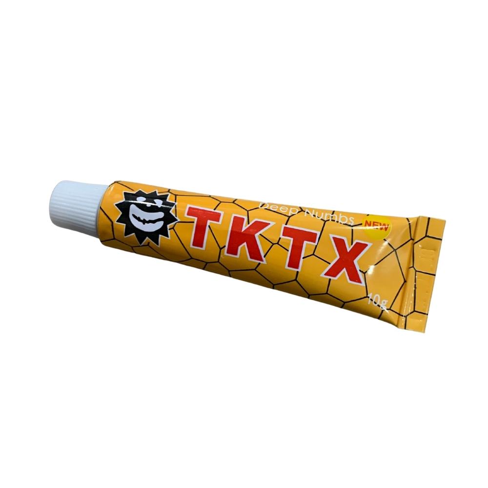 tktx tattoo numbing cream yellow tube